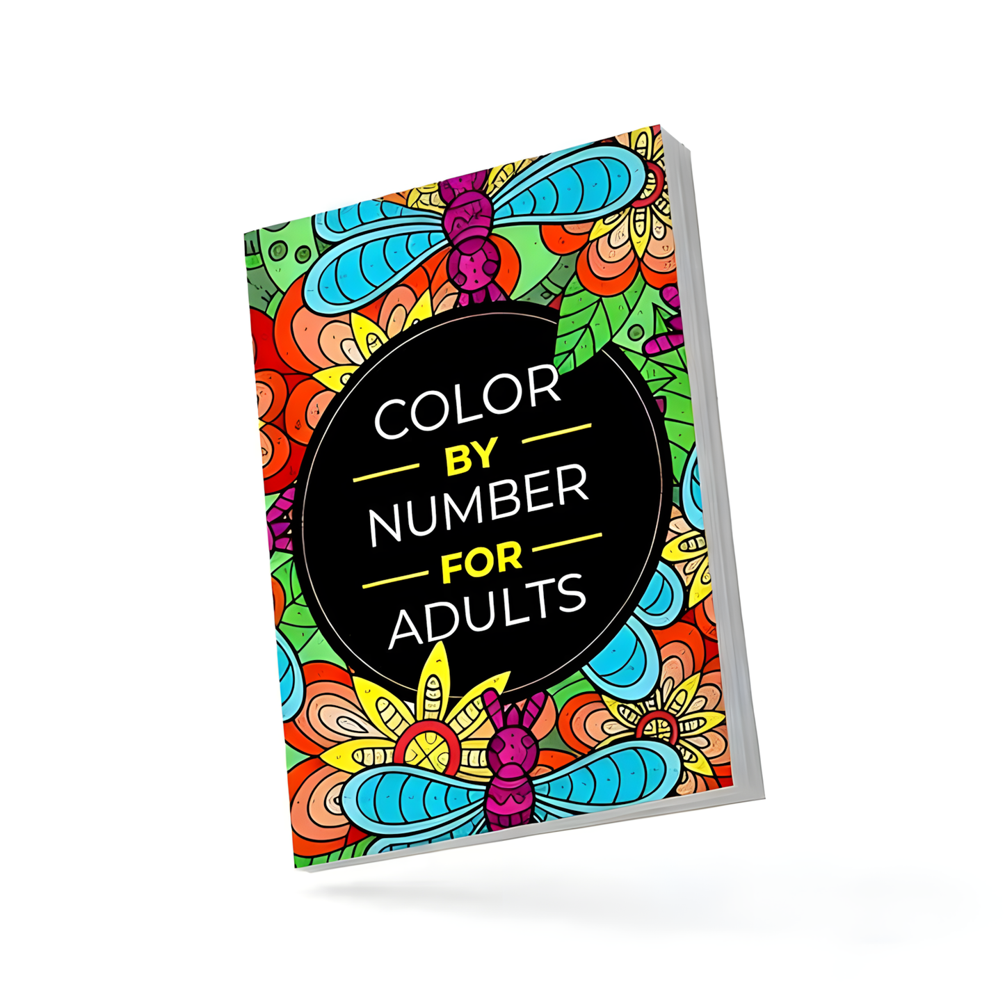 Color by Number Book for Adults and Kids