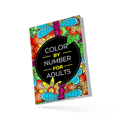 Color by Number Book for Adults and Kids