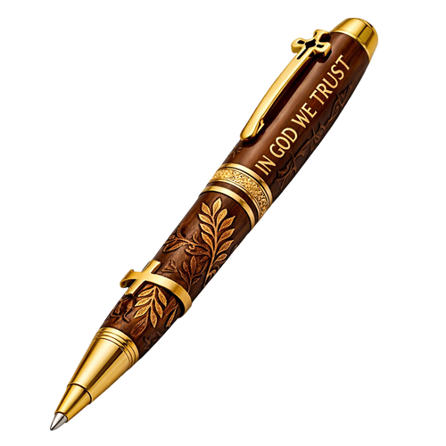 "In god we trust" Pen