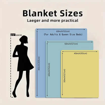 Dad blanket size comparison chart