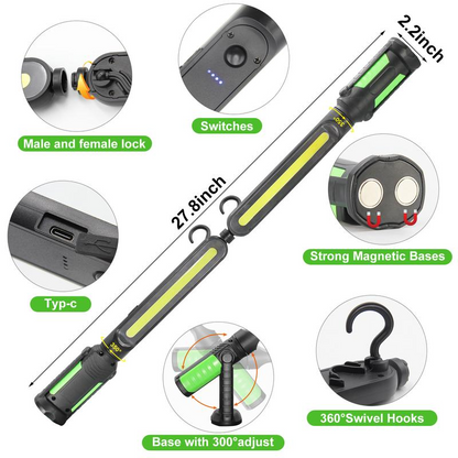 Rechargeable 2400LM Work Light Bar gallery image 04